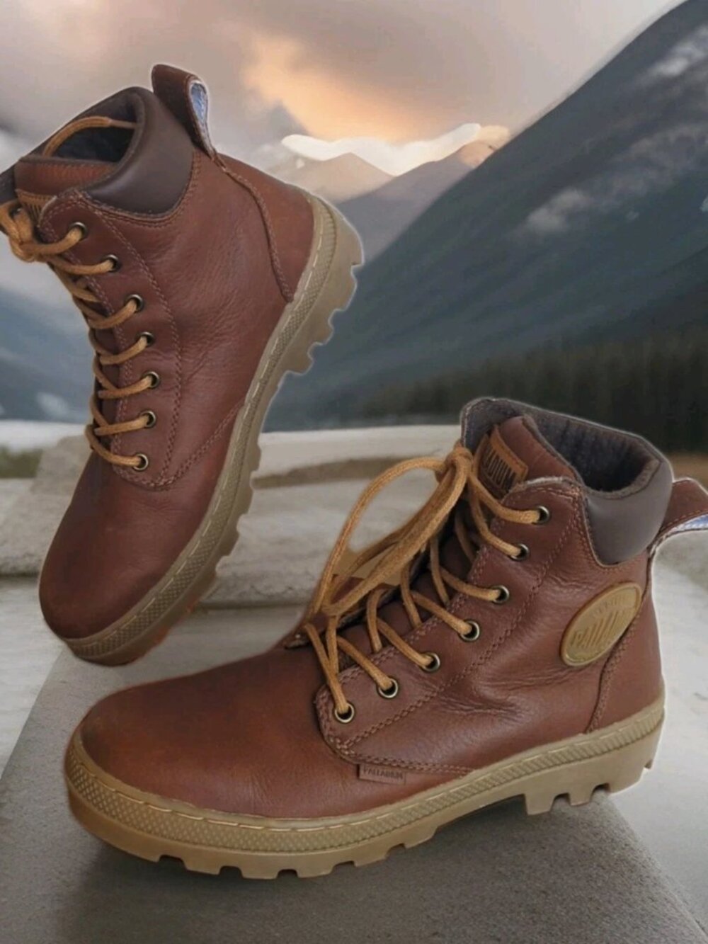 Palladium Pallabosse Sport Cuff Waterproof Plus Leather Boots Men's Size 8.5